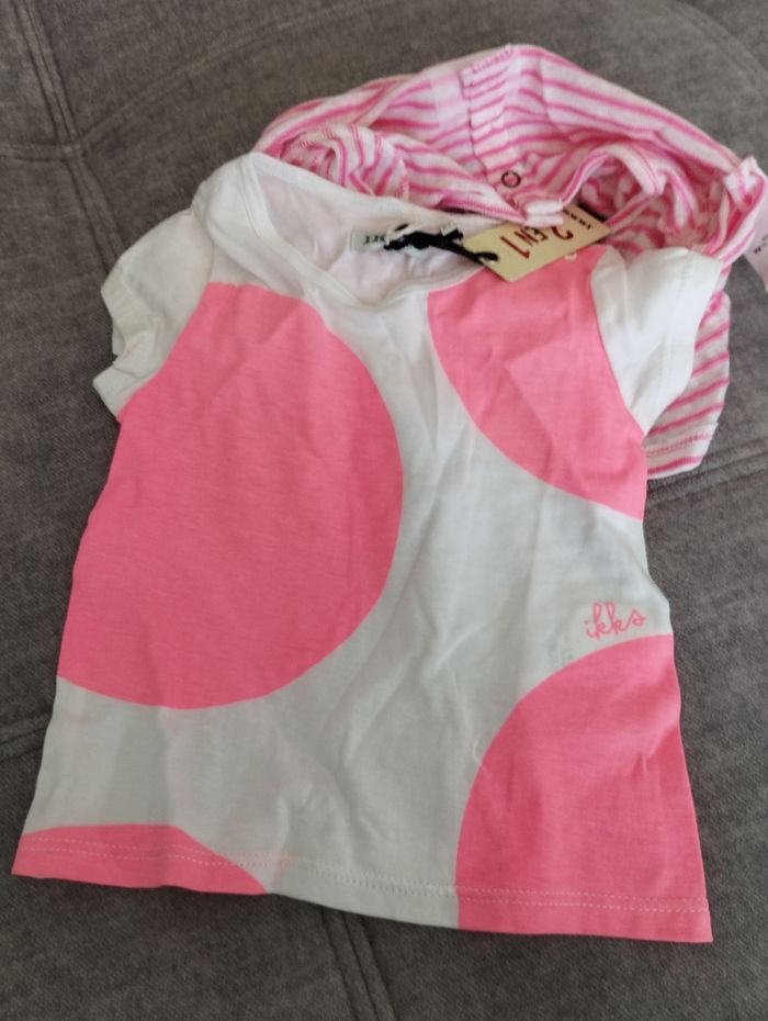 T-shirt manches courtes IKKS neuf - photo numéro 3