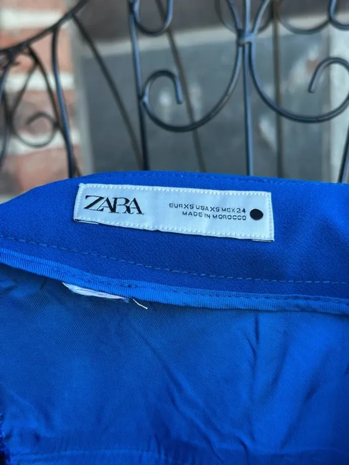 Pantalon costume bleu Zara Taille XS / 34 - photo numéro 18