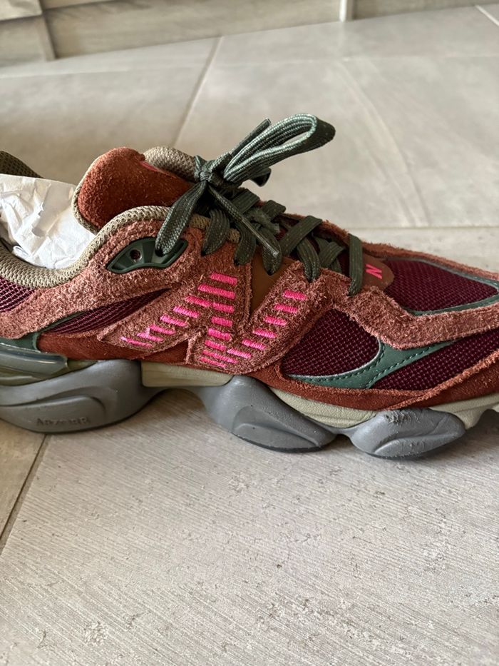 New Balance 9060 Chênes/Bordeaux - photo numéro 7