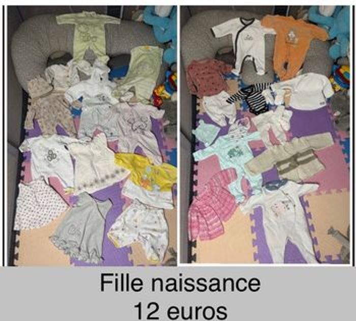 Lot de vêtement bébé