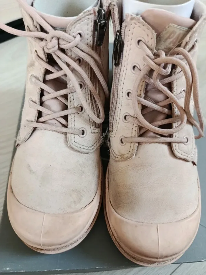 Baskets d'hiver Palladium rose pointure 32 - photo numéro 5