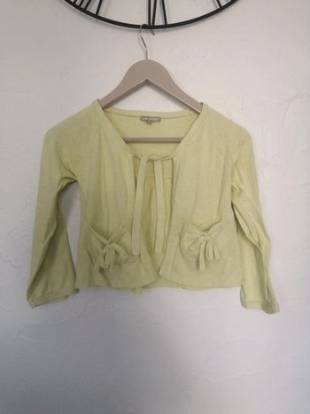 Gilet Vinyl Fraise 8 ans Vert