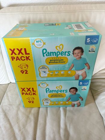 184 Pampers Premium protection taille 5