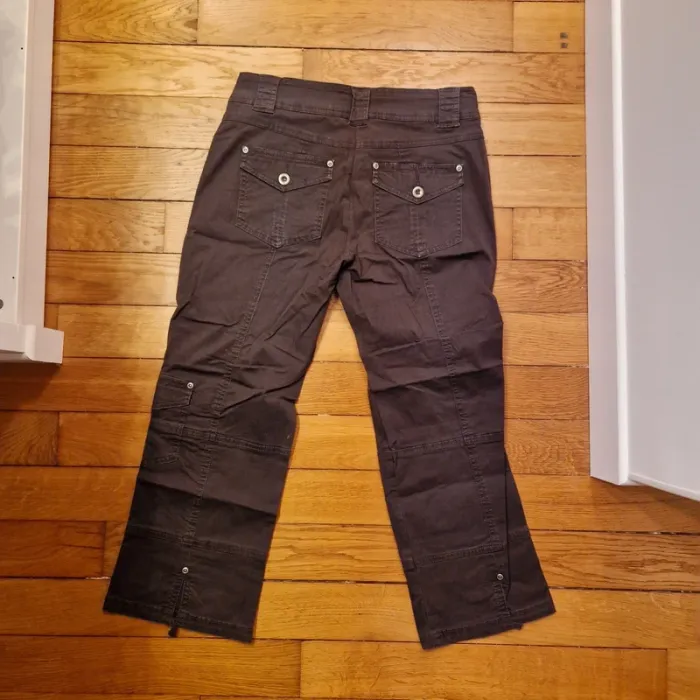 Pantacourt marron femme - Camaïeu - T38 - photo numéro 2