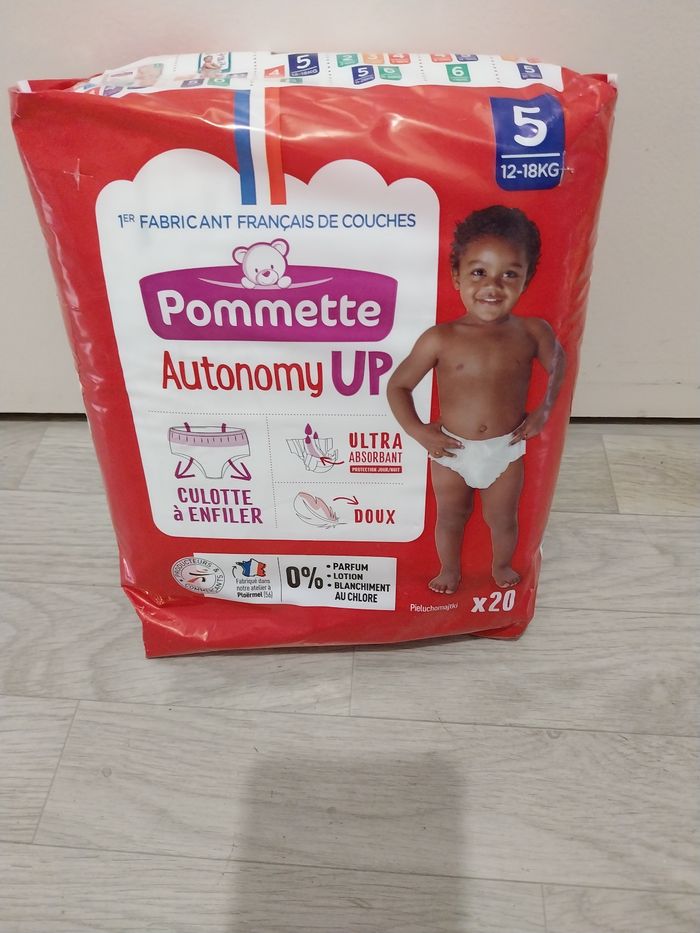 Paquet couches à enfiler pommette taille 5 - photo numéro 2