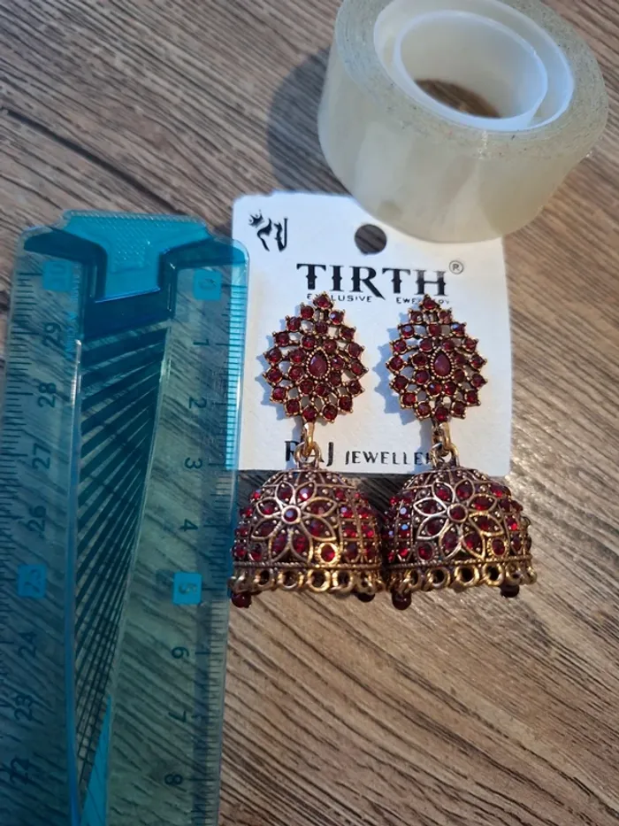 Boucles d'oreilles indiennes - photo numéro 3