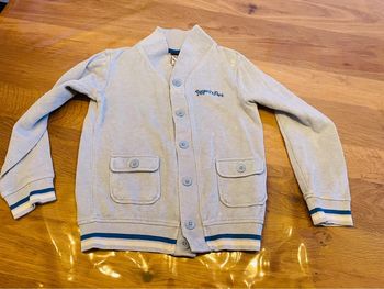 Gilet bleu ciel sergent major 8 ans