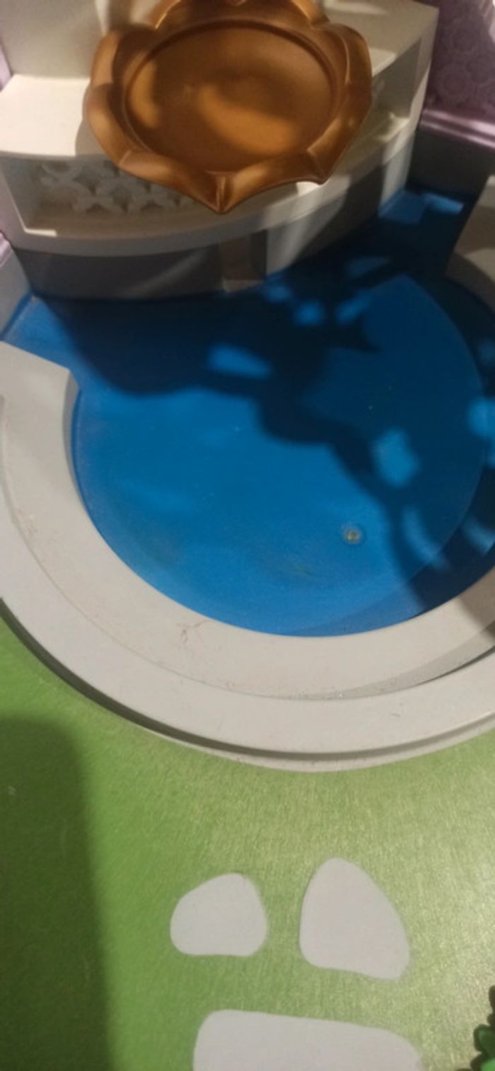 Décor paysage avec arbres et fontaine playmobil - photo numéro 2