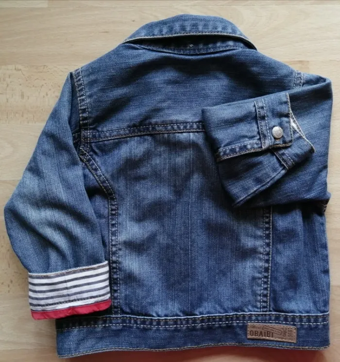 Veste en jean Obaibi taille 18 mois - photo numéro 2