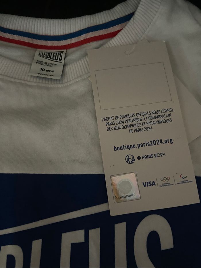 Tee shirt allez les bleus neuf - photo numéro 2