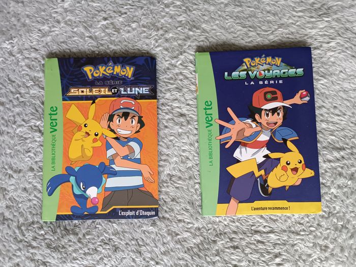 Lot 2 livres Pokémon – Bibliothèque Verte - photo numéro 3