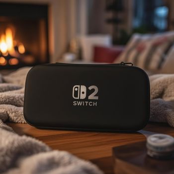 Pochette étui housse malette transport rigide
Nintendo Switch 2 noire neuve.