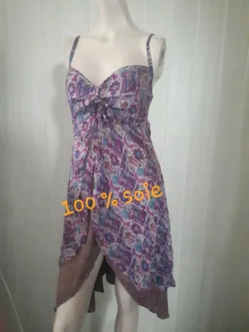 Robe soie 100% TU