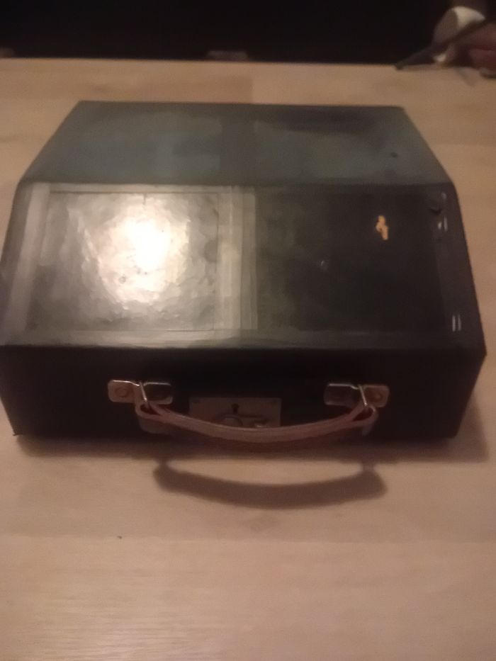 Machine à écrire portable Triumph  Durable Vintage - Clavier QWERTZ Allemand - Années 30-40 - Avec Mallette - photo numéro 3