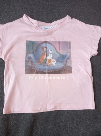 T-shirt taille 3ans disney aristochats zeeman