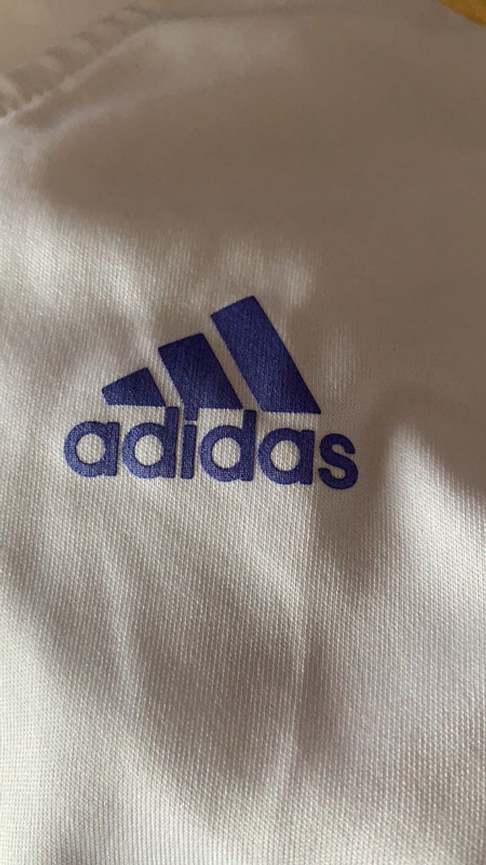 Tee-shirt Climacool Adidas bleu blanc taille M - photo numéro 3