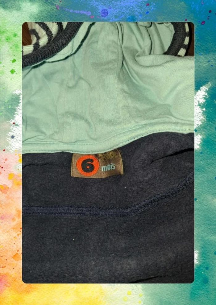 Ensemble veste et pantalon 6 mois DPAM - photo numéro 7