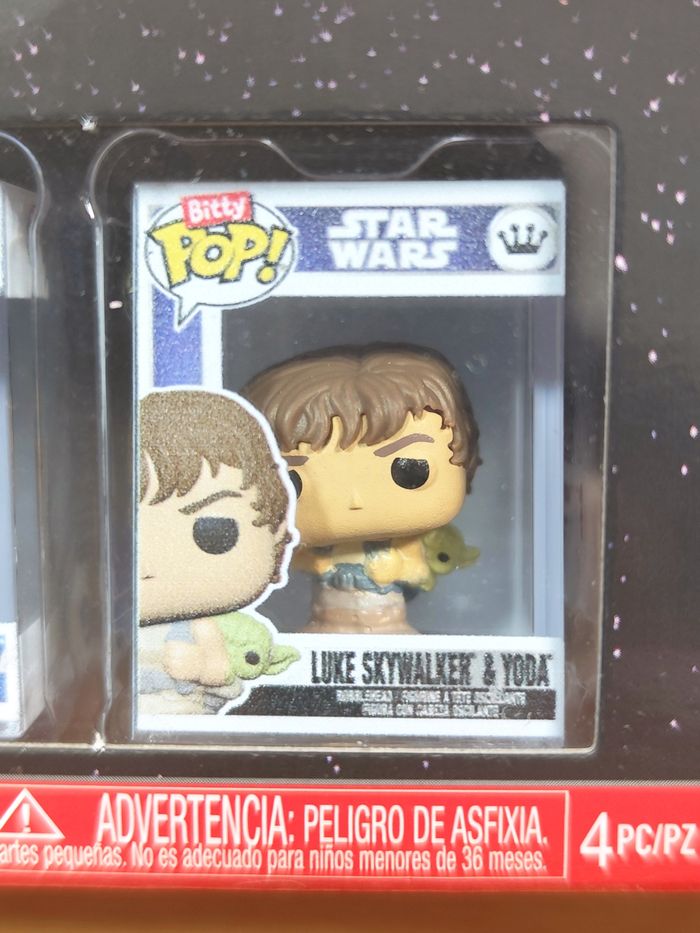Boîte Funko Bitty Pop! Star Wars - Pack de 4 Figurines (Darth Vader, Luke...) - photo numéro 4