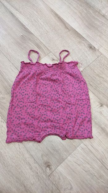 Combishort Débardeur Rose Vertbaudet 12 Mois