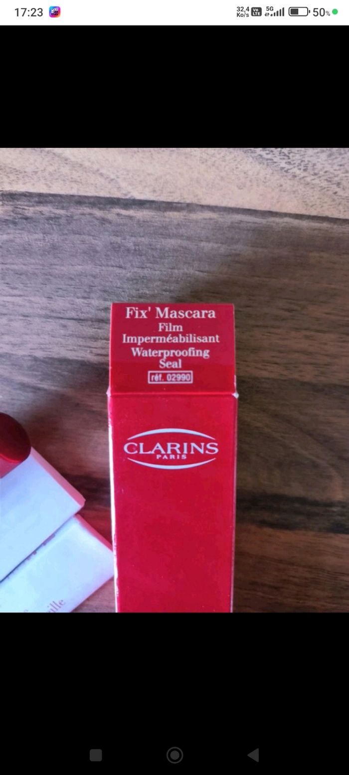 Lot de deux fix mascara Clarins - photo numéro 3