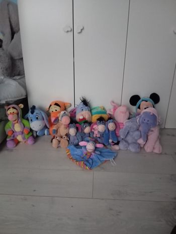 Lot peluches Disney