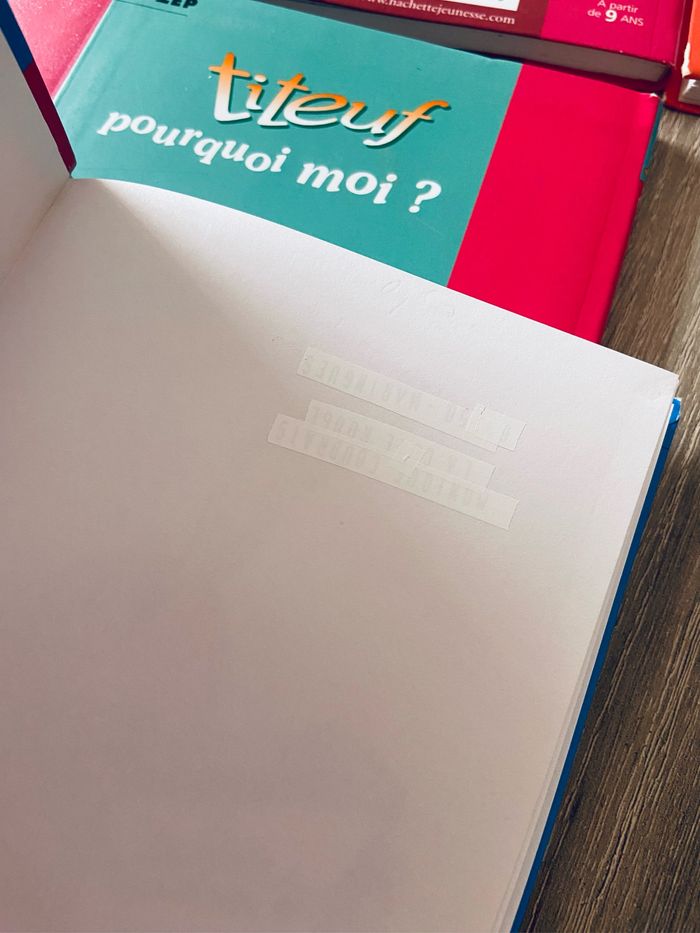 Lot de livres Titeuf la bibliothèque rose - photo numéro 6