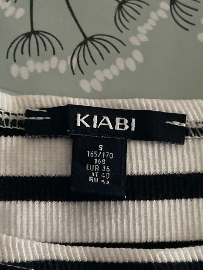 Lot 1 débardeur noir et 1 teeshirt type marinière 14ans - photo numéro 5