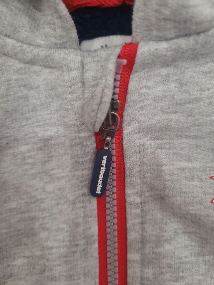 Gilet zippé fourrée verbaudet neuve - photo numéro 4