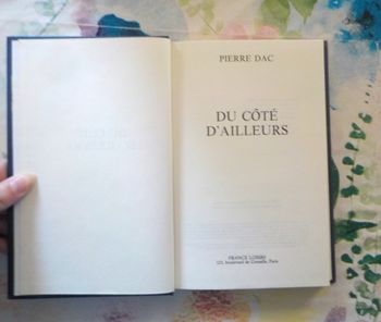 DU COTE D'AILLEURS de Pierre DAC Ed. France Loisirs