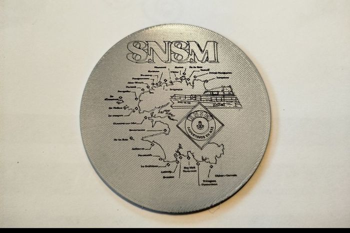 Lot de 4 Sous-verres Bretons - Impression 3D & Gravure Laser - photo numéro 2