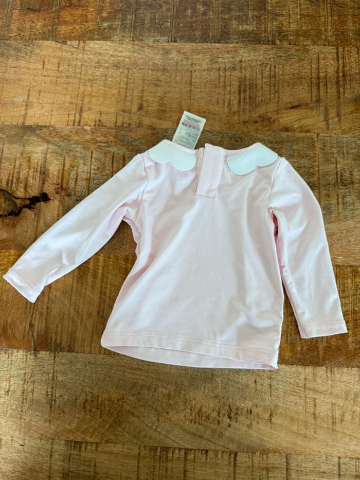 Maillot de bain manches longues Jacadi rose 6 mois - photo numéro 3