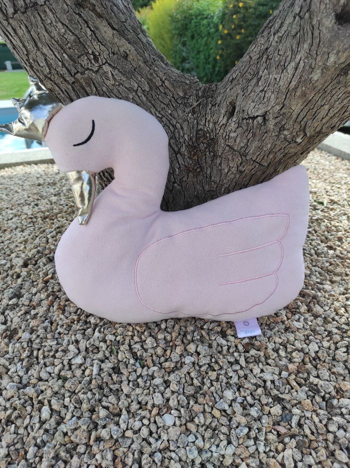 Coussin cygne