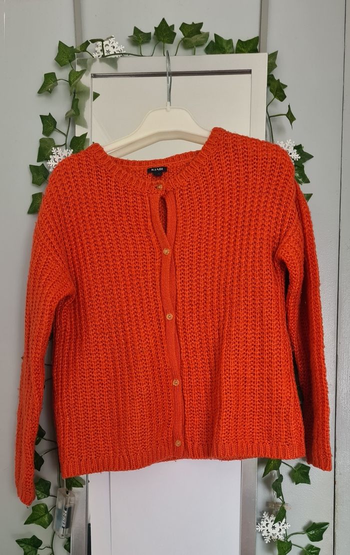 Gilet orange fille