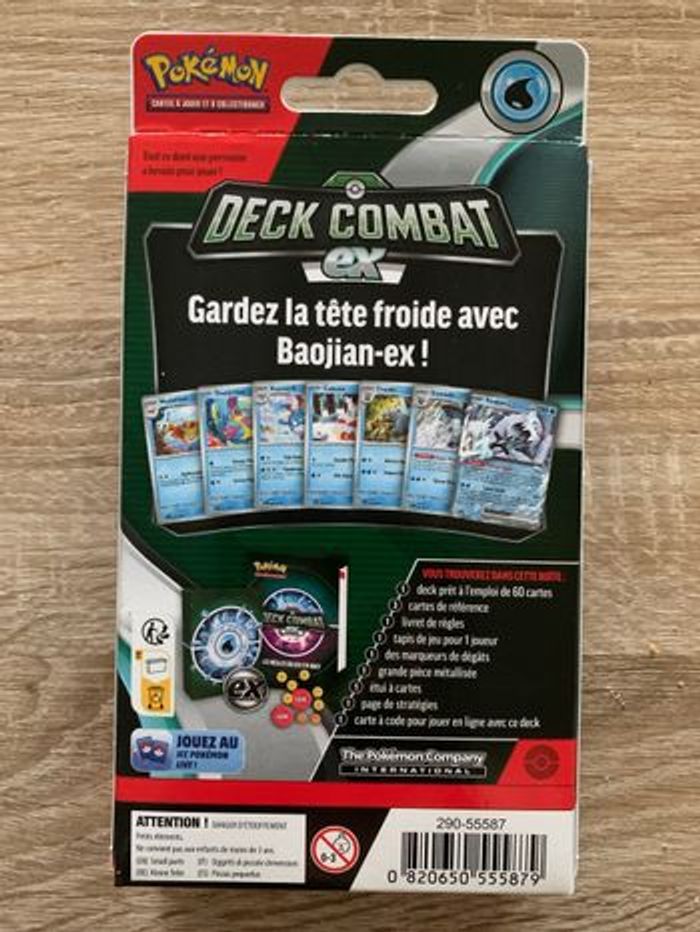 Deck combat Baojian ex Pokémon - photo numéro 2