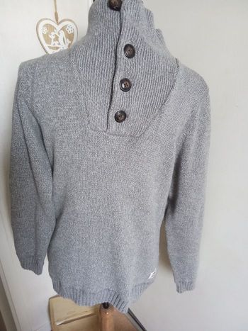 Pull hiver homme gris taille  S, jack and jones