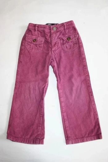 Pantalon velours violet Zara 3 ans