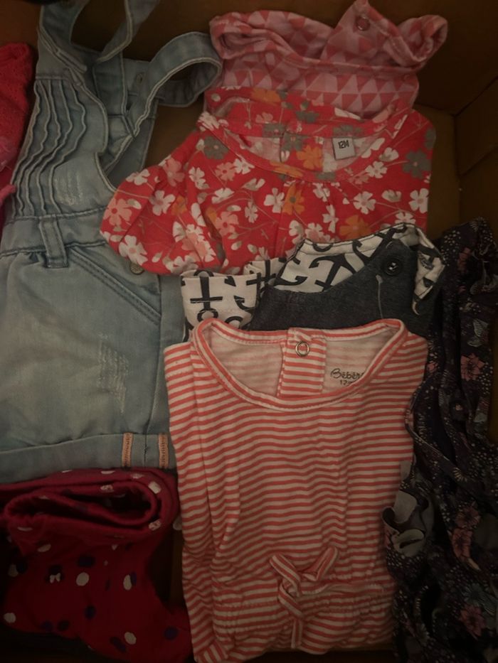 Lot 20 pièces été fille 12 mois - photo numéro 2