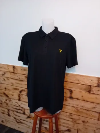 Polo noir homme