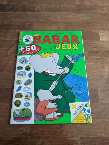 Le vrai journal de Babar jeux 2-6 ans N°213