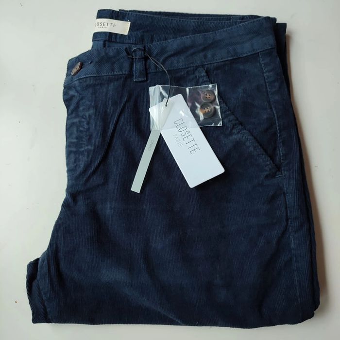 Pantalon chino velours neuf taille 44 Closette Paris - photo numéro 6