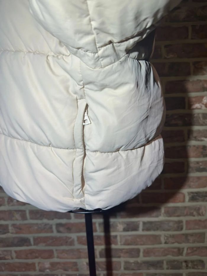 Veste doudoune beige Monki Taille S /36 - photo numéro 8