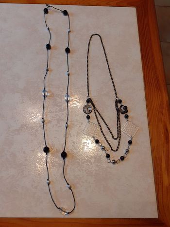 Lot de 2 colliers fantaisie