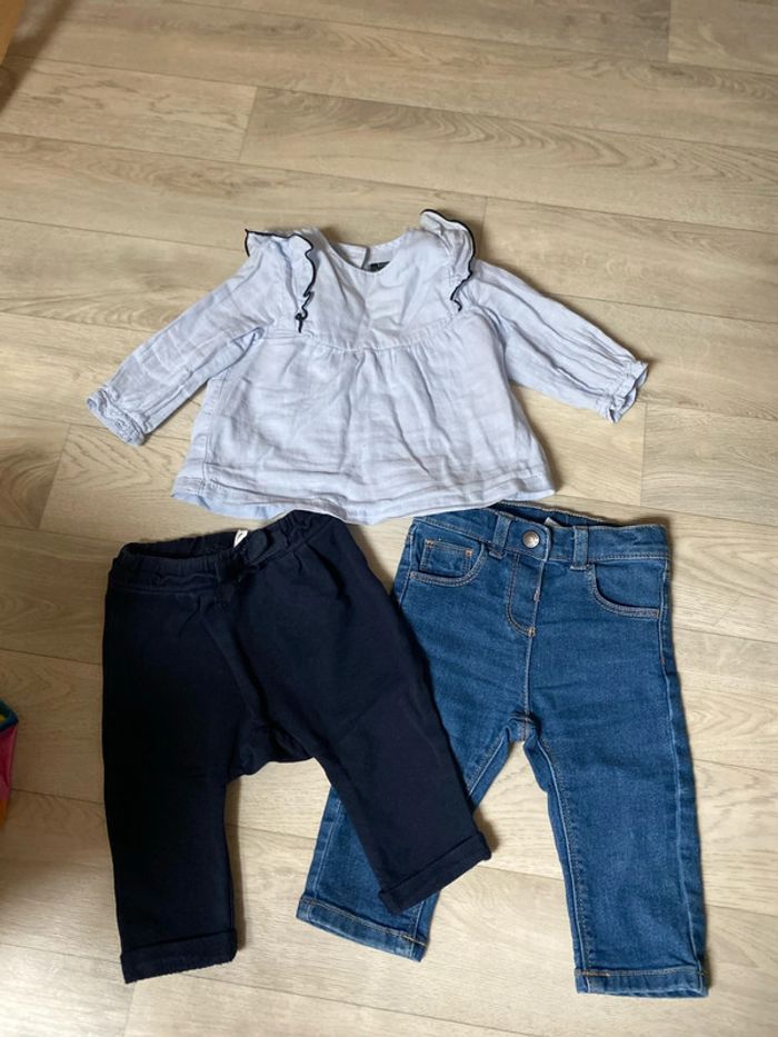 Lot blouse et pantalon