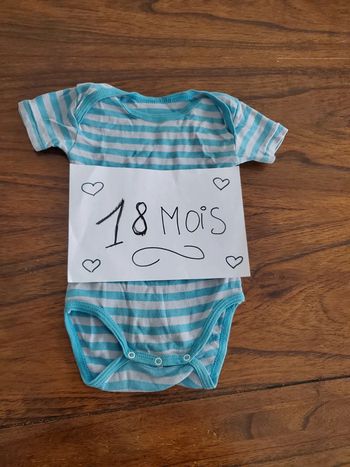 Bodie manches courtes 18 mois