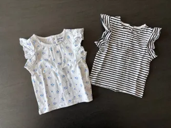 Lot de 2 t-shirts bébé fille