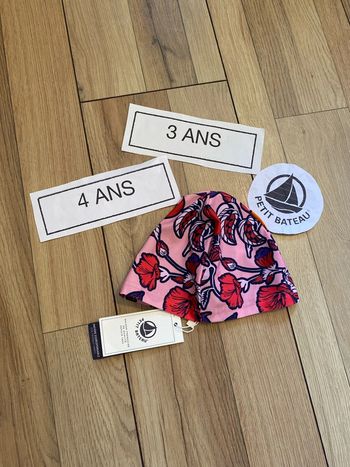 Bonnet de bain 53 cm petit bateau