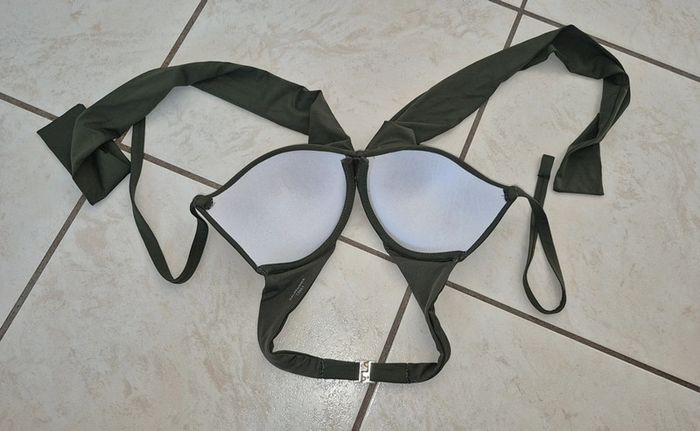 Haut de maillot de bain Calzedonia kaki - photo numéro 3