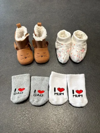 Lot chaussons/chaussettes