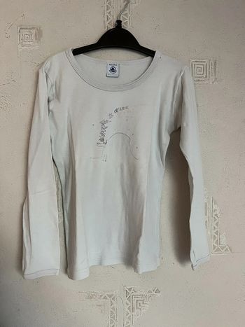 Haut blanc petit bateau