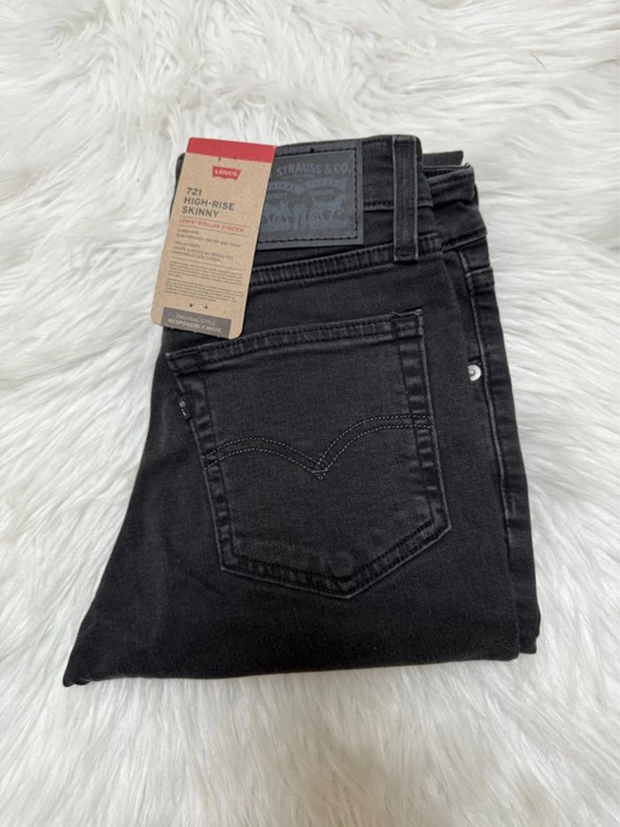 Jean Levi’s 721 High-Rise Skinny – Taille 26/32 – noir – Neuf avec étiquette